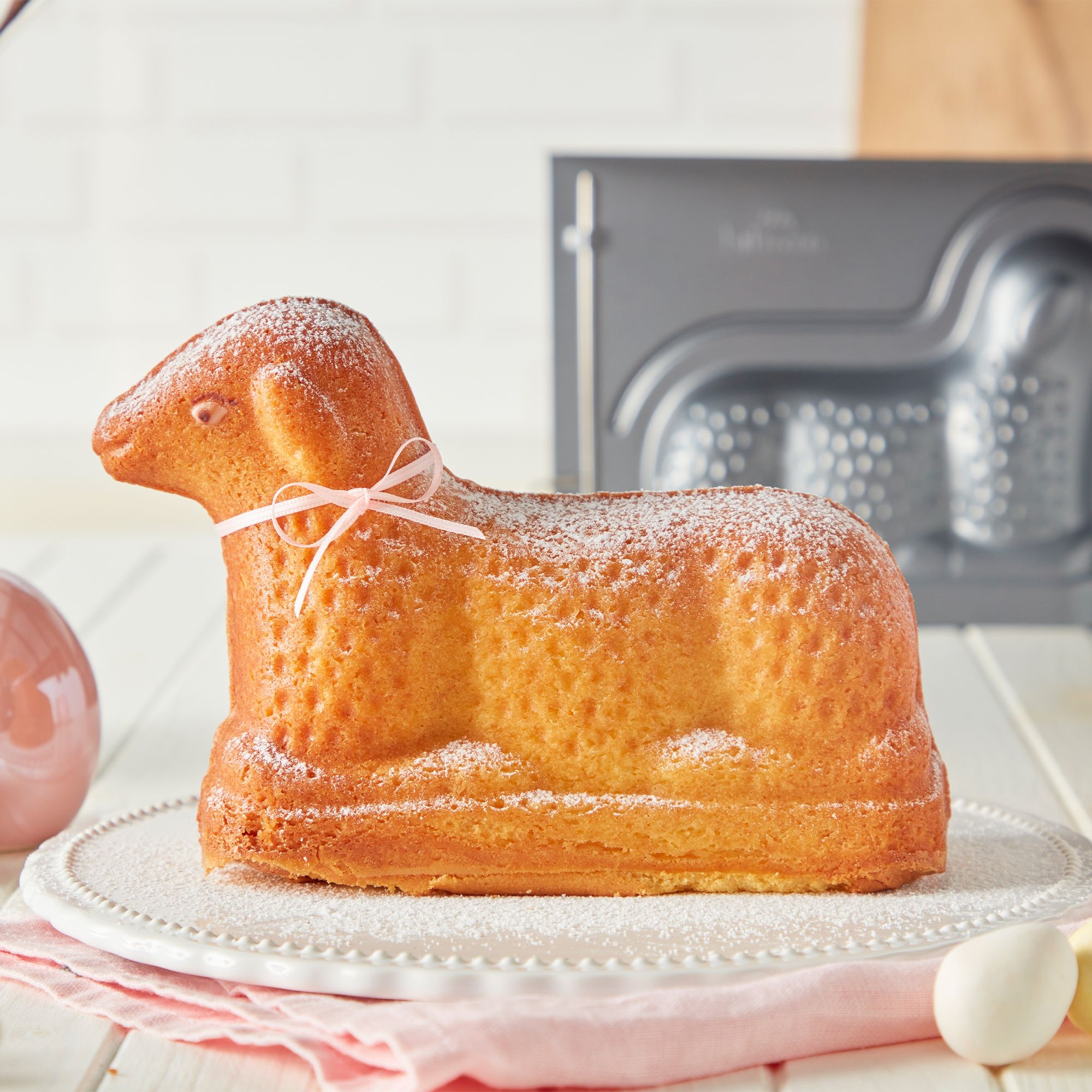 Birkmann - 3D-Backform Osterlamm - All you need is spring - 26,5 x 16,5 cm - 900 ml