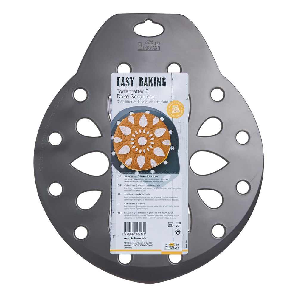Birkmann - Cake lifter & decoration template - Easy Baking Birkmann - Cake lifter & decoration template - Easy Baking