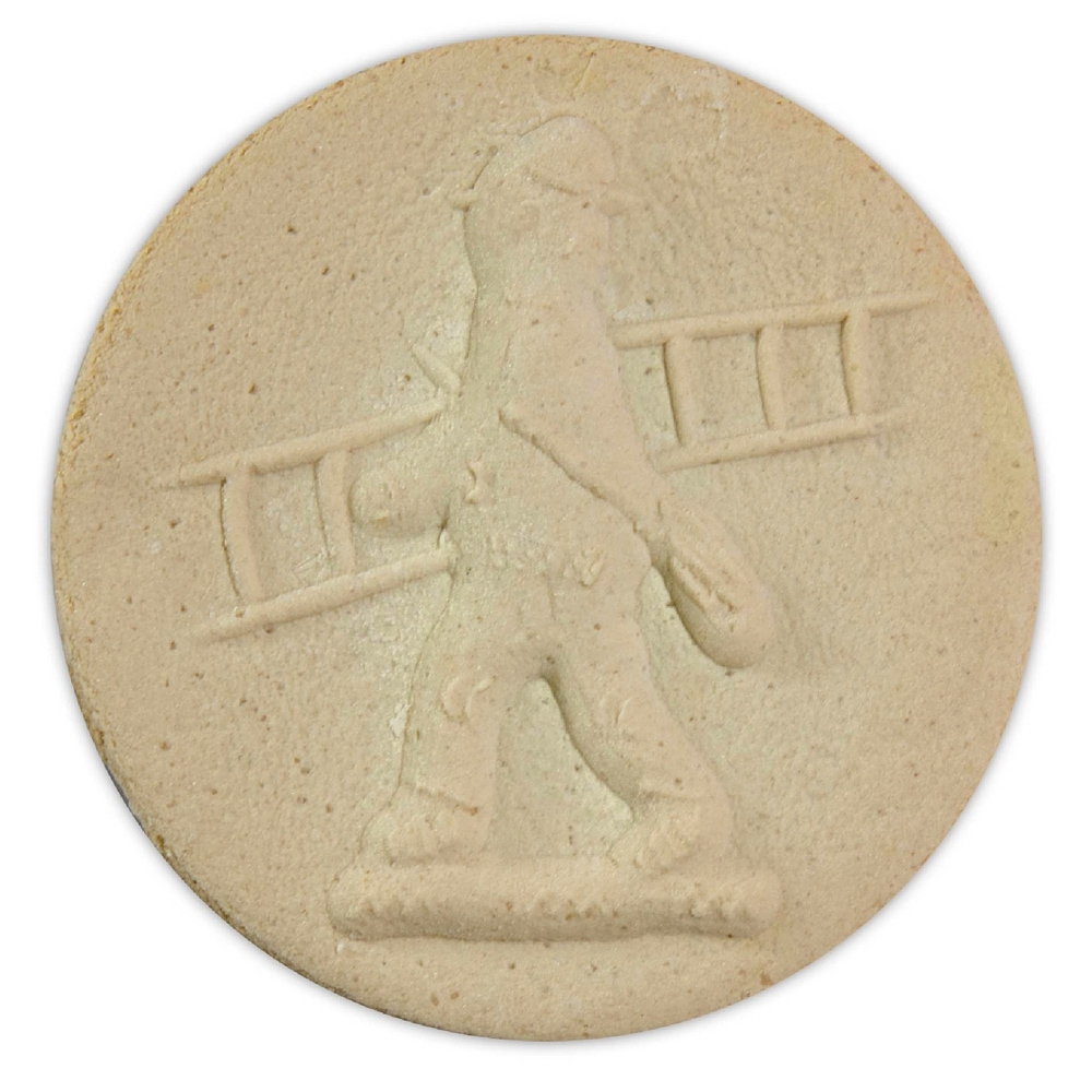 Städter - Holz-Prägeform Schornsteinfeger ø 8 cm