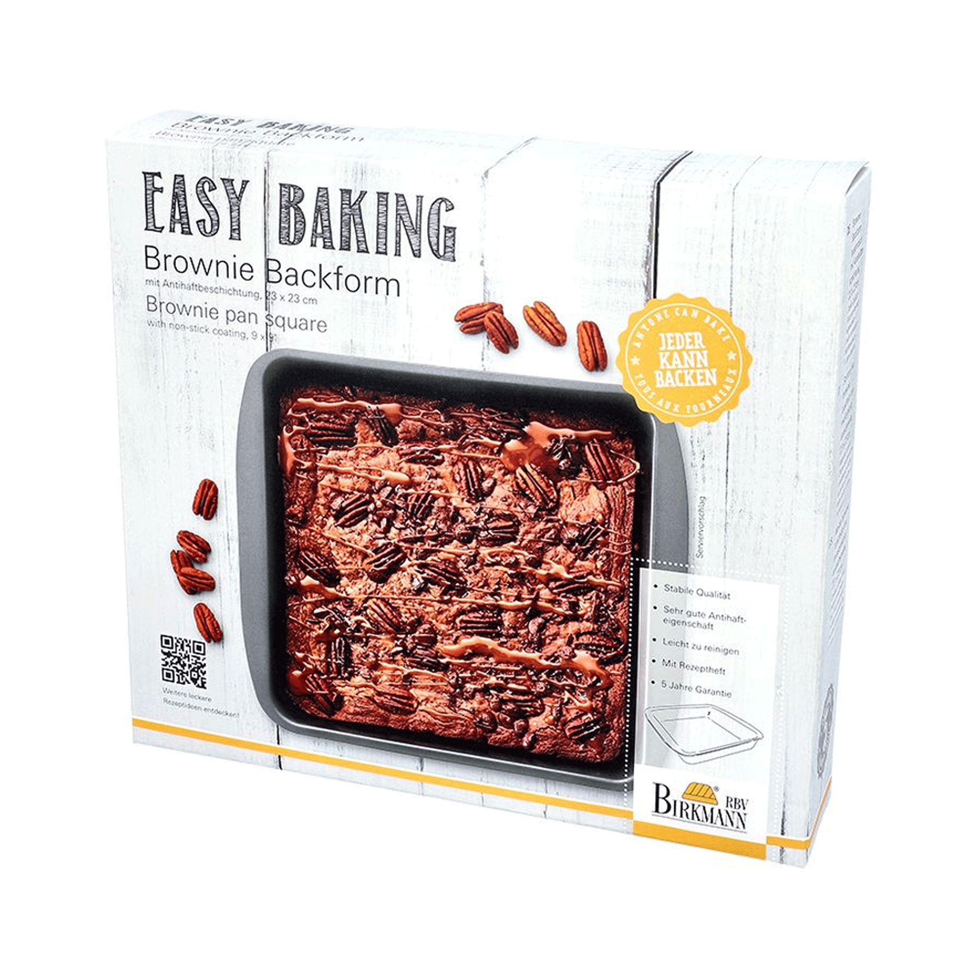 Birkmann - Brownieform Easy Baking 23x23 cm Birkmann - Brownieform Easy Baking 23x23 cm