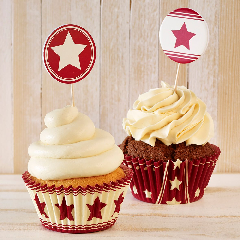 Birkmann - CupCake Deco-Set Stars Birkmann - CupCake Deco-Set Stars