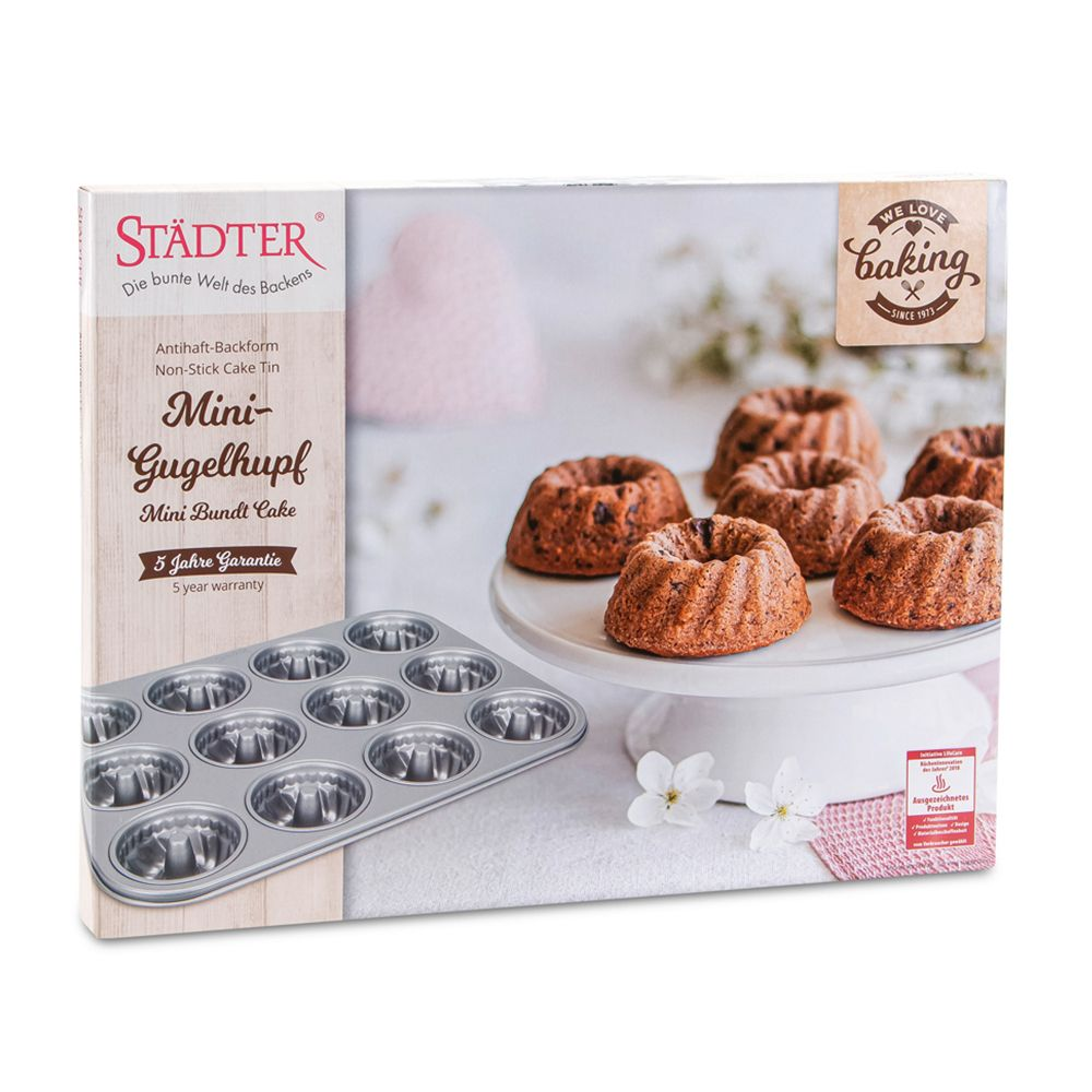 Städter - we love baking Gugelhupf  - Mini ca. 35 x 27 cm