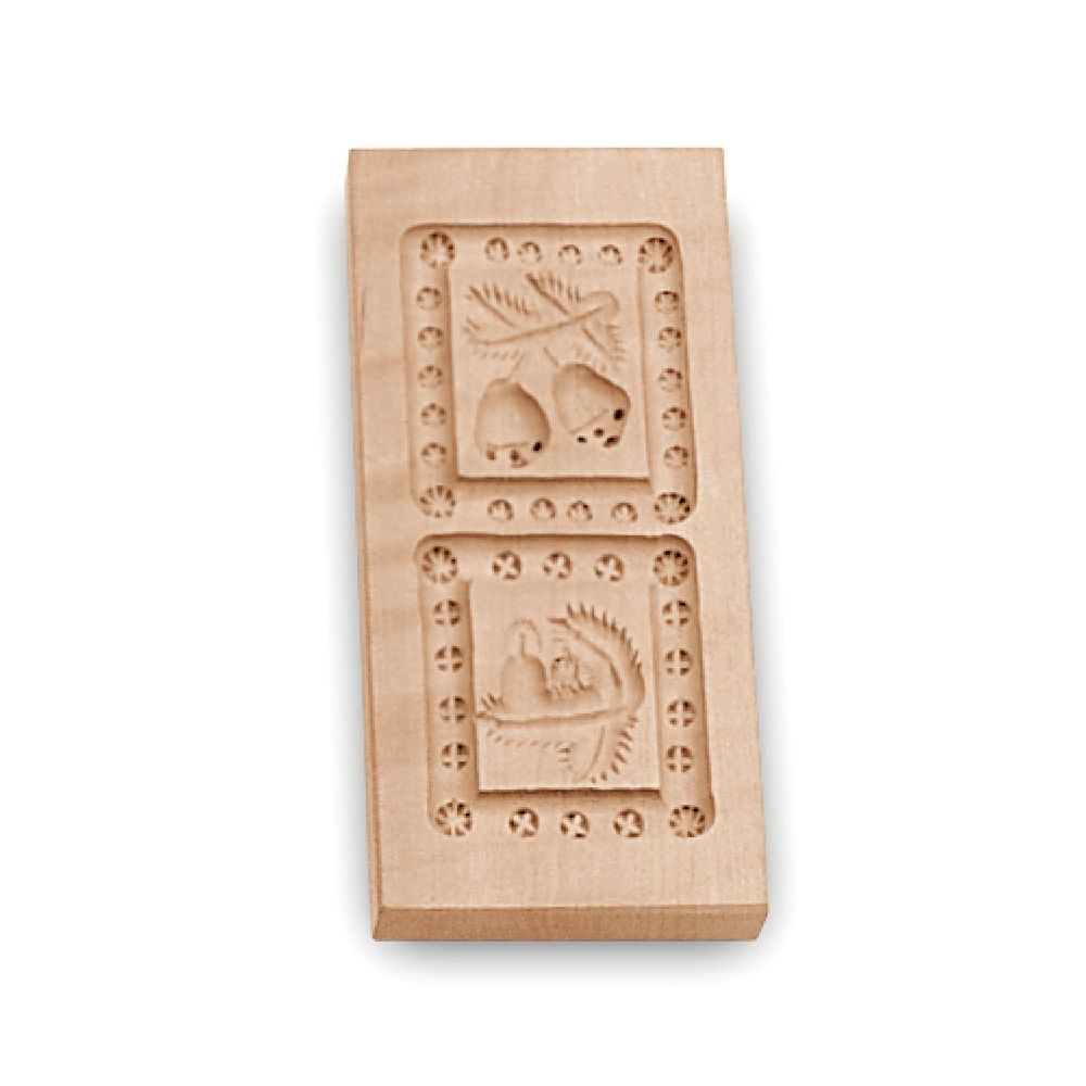 Städter - Holz-Prägeform 2 Motive 5,5 x 12 cm