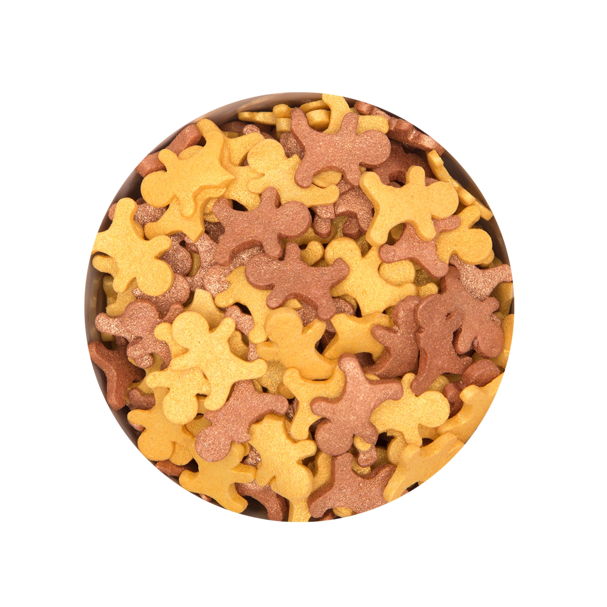 Städter - Streudekor Lebkuchenmann Gold / Braun