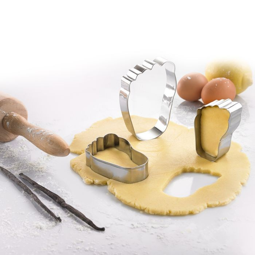 Westmark - Set Ausstechförmchen ""Füße"" 3-tlg. Westmark - Set Ausstechförmchen ""Füße"" 3-tlg.