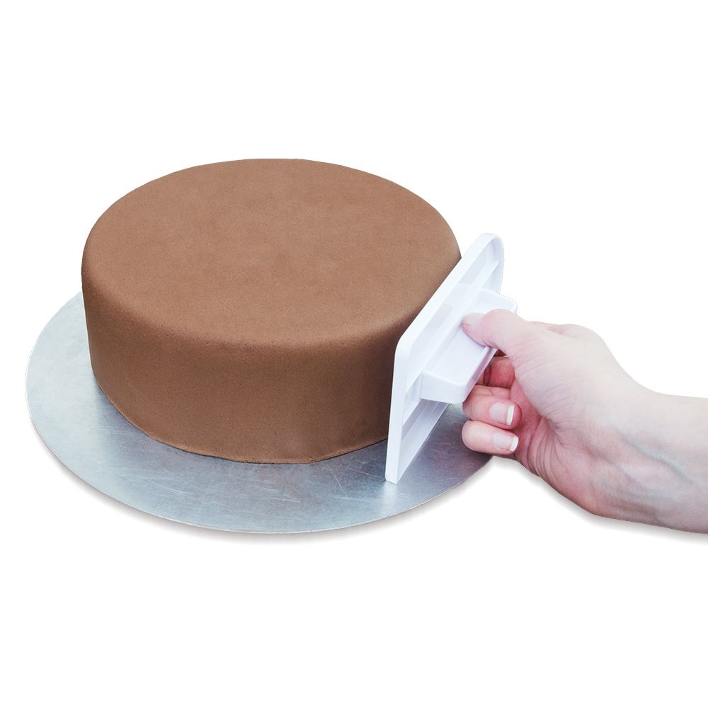 Städter - Modellierwerkzeug Fondant-Glätter - Weiß - 8,5 x 15 cm