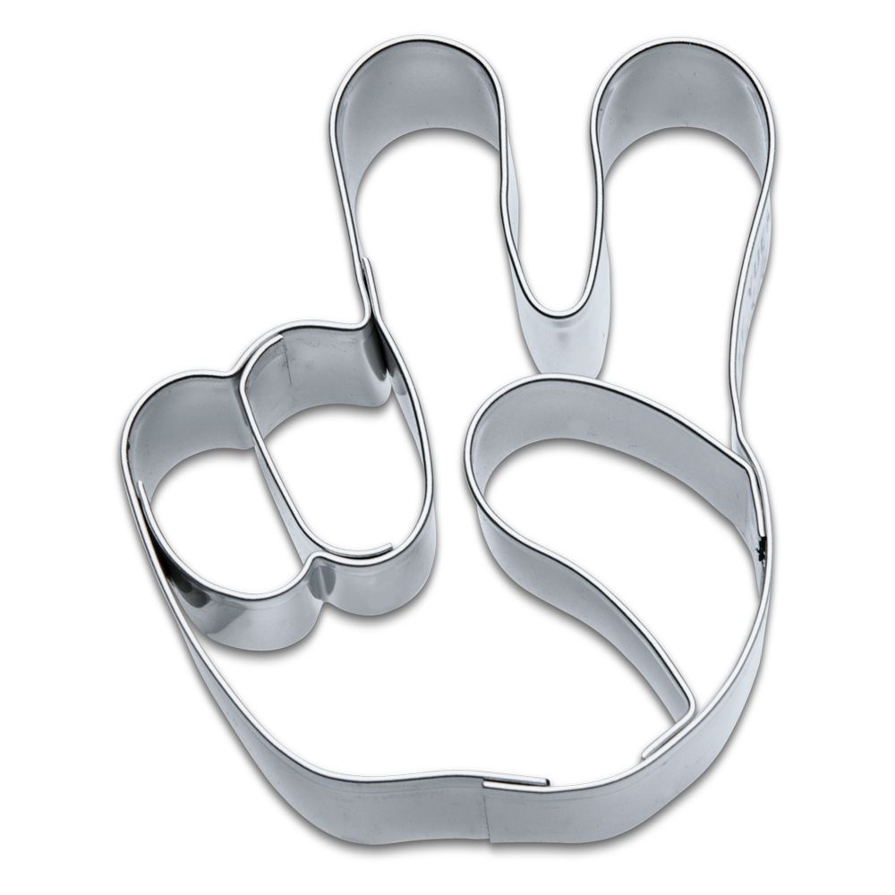 Städter - Cookie cutter Victory sign - 7 cm