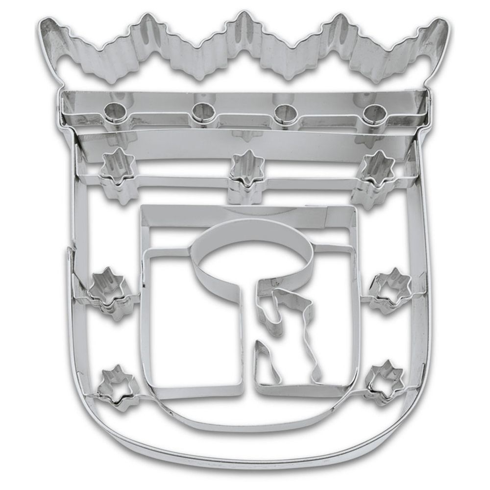 Städter - Cookie cutter Madrid coat of arms - 10.5 cm