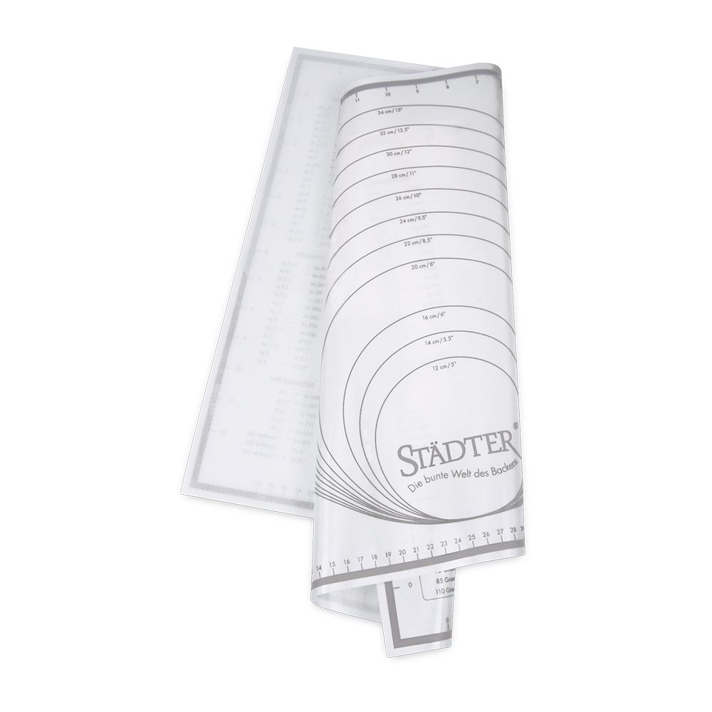 Städter - Silikon-Unterlage - Maxi ca. 60 x 40 cm Weiß