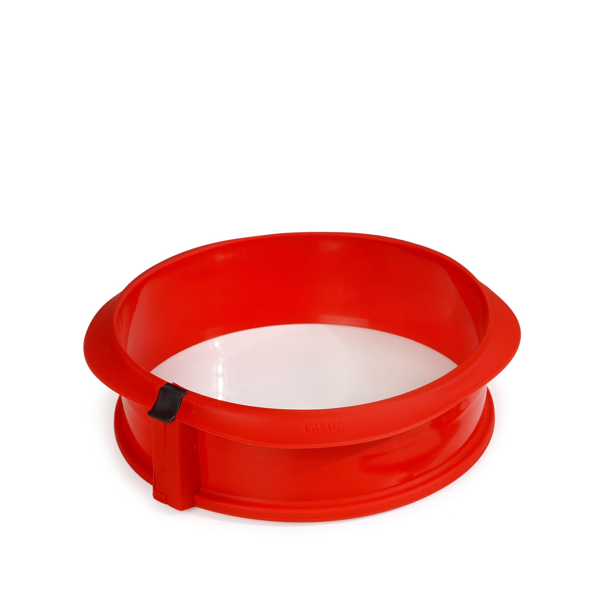 Lékué - Springform mit Servierteller, 23 cm rot