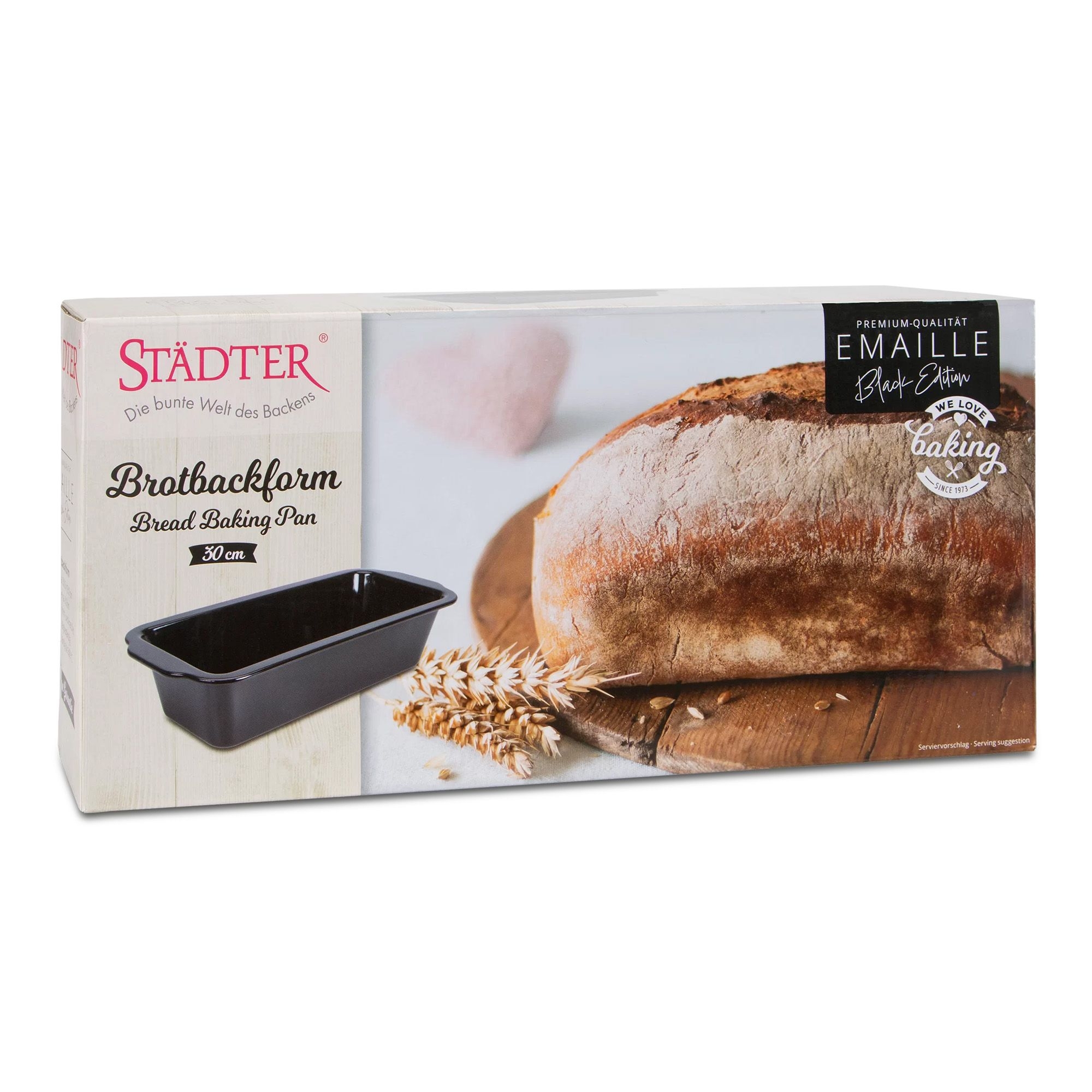 Städter We Love Baking enamel bread tin 30 x 13 cm