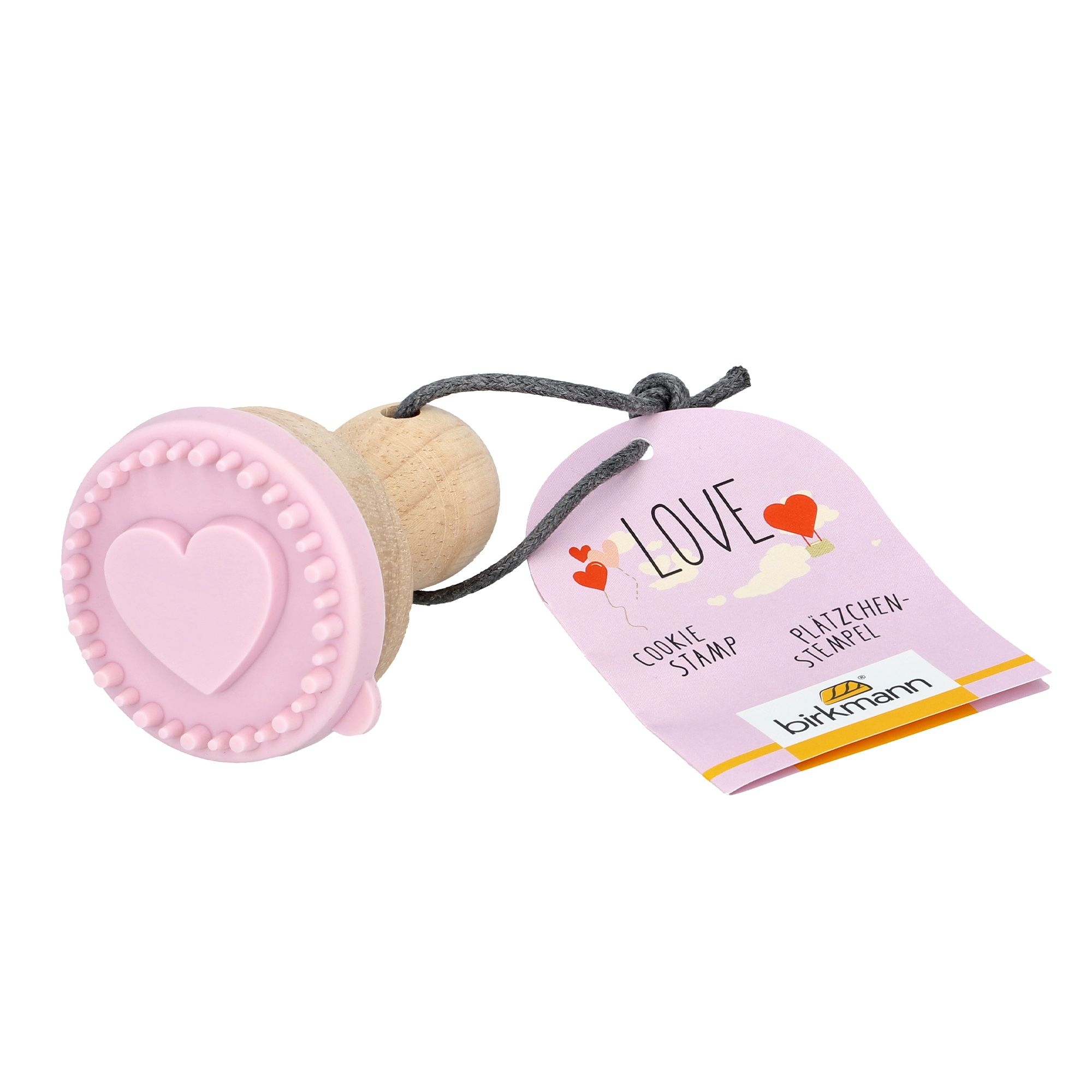Birkmann - LOVE Plätzchenstempel - Herz - Ø 5 cm