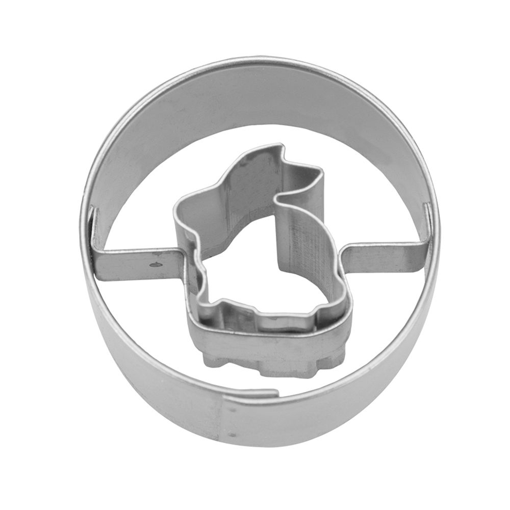Städter - Ausstecher Hase sitzend in Ring Mini - 3 cm