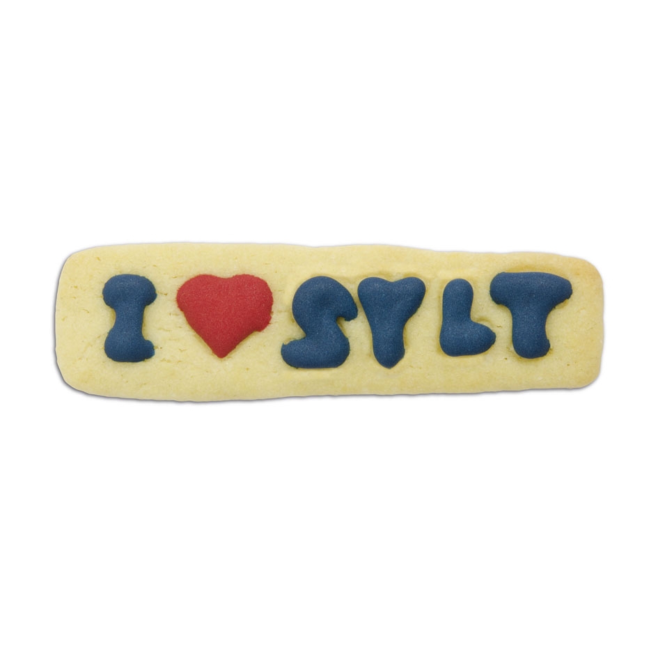 Städter - Cookie cutter I Love Sylt - 10 cm