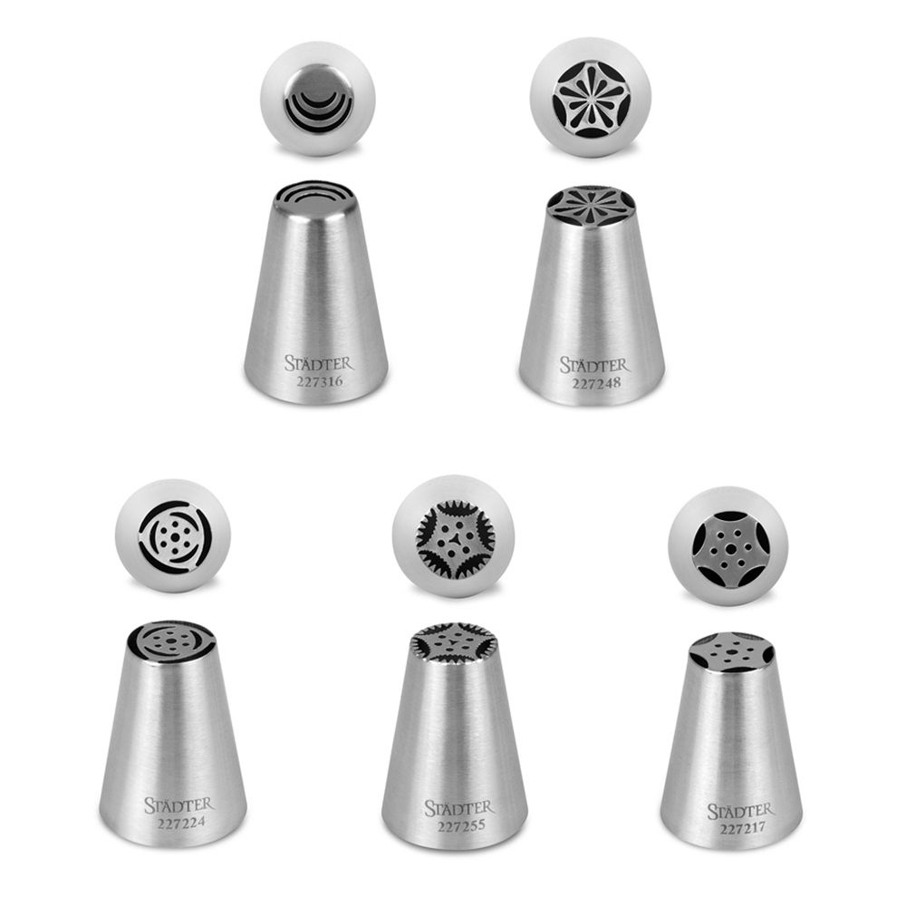 Städter - Tülle Blumenpracht - 18 mm - Set 5-teilig