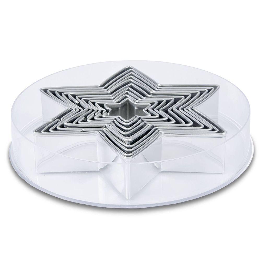 Städter - Ausstecherset Sterne 3–12 cm - Set 10-teilig