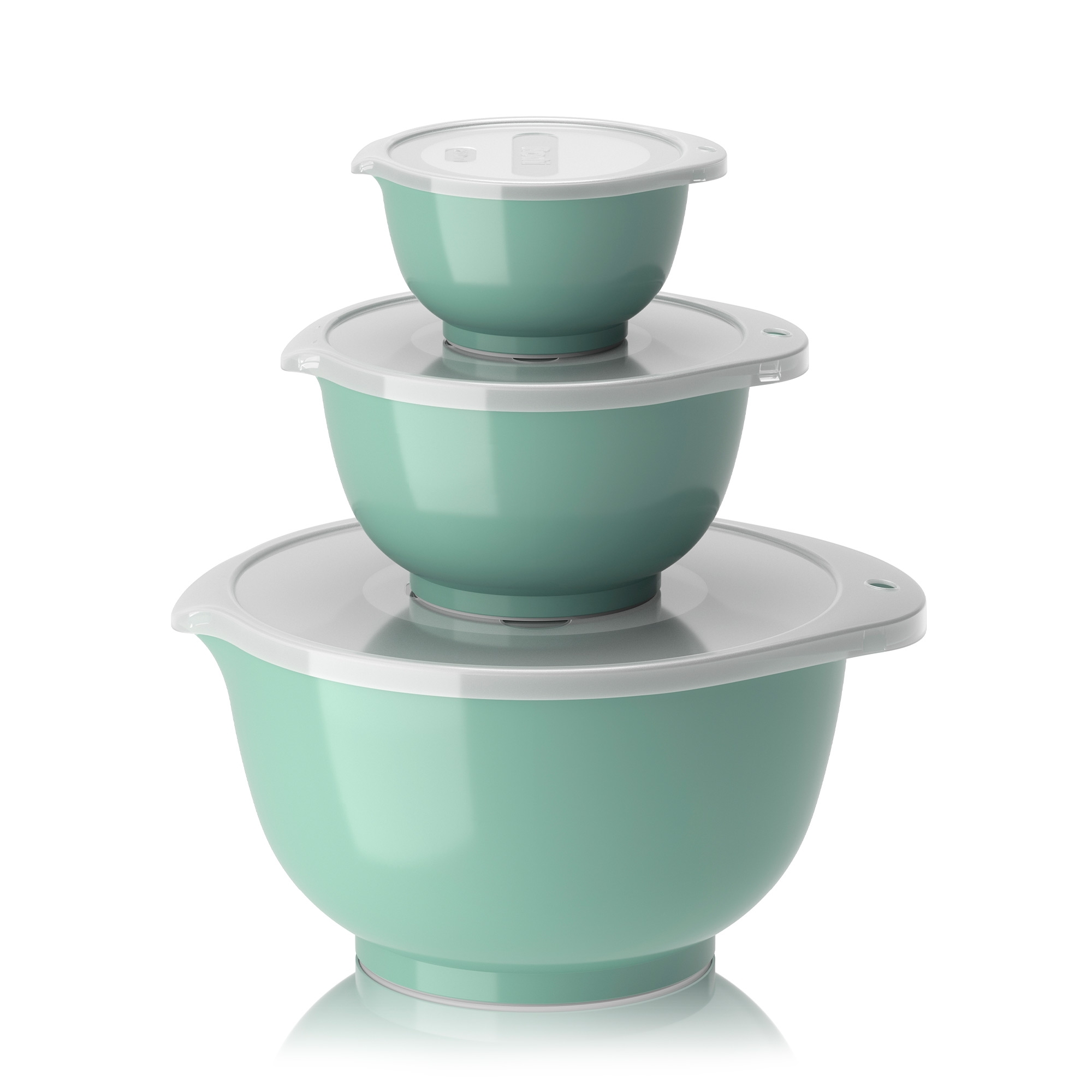 Rosti - Set NEW Margrethe 6-piece (0,25 l + 0,75 + 3,0 l + matching lid) - Nordic Green