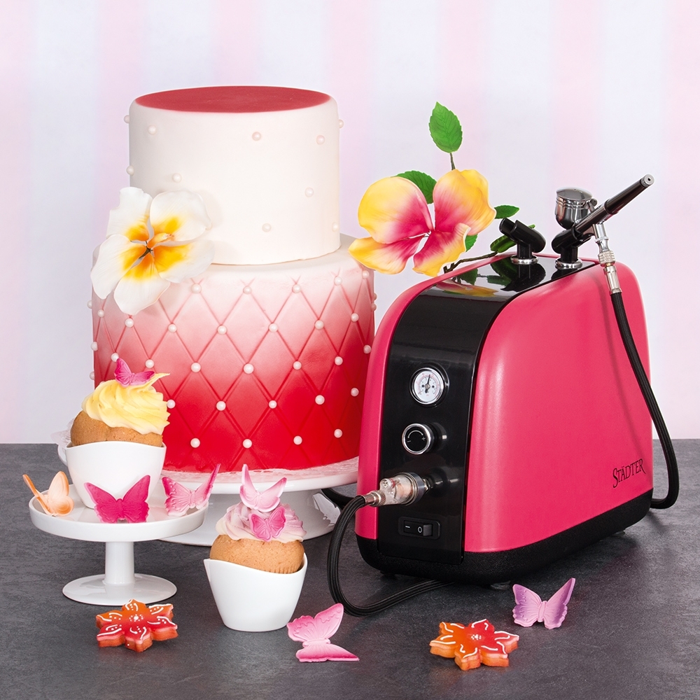 Städter - Airbrush-Kompressor -Set 10-teilig