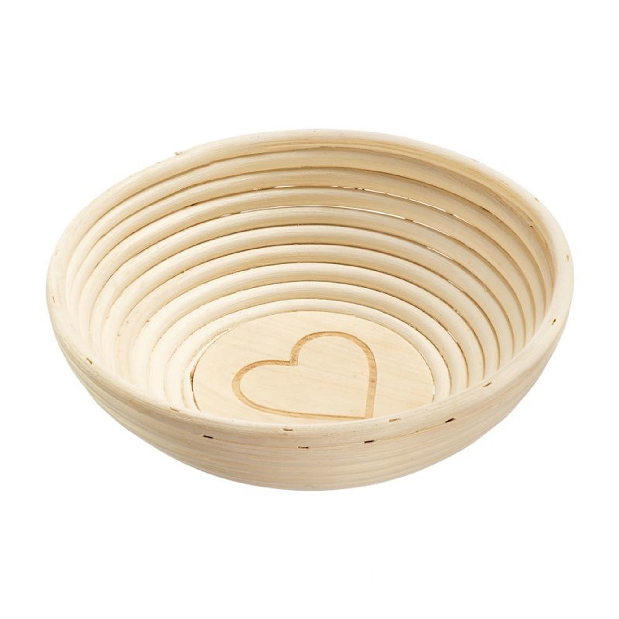 Westmark - set of proofing baskets round heart with cover - Ø 24.5 x 8.5 cm