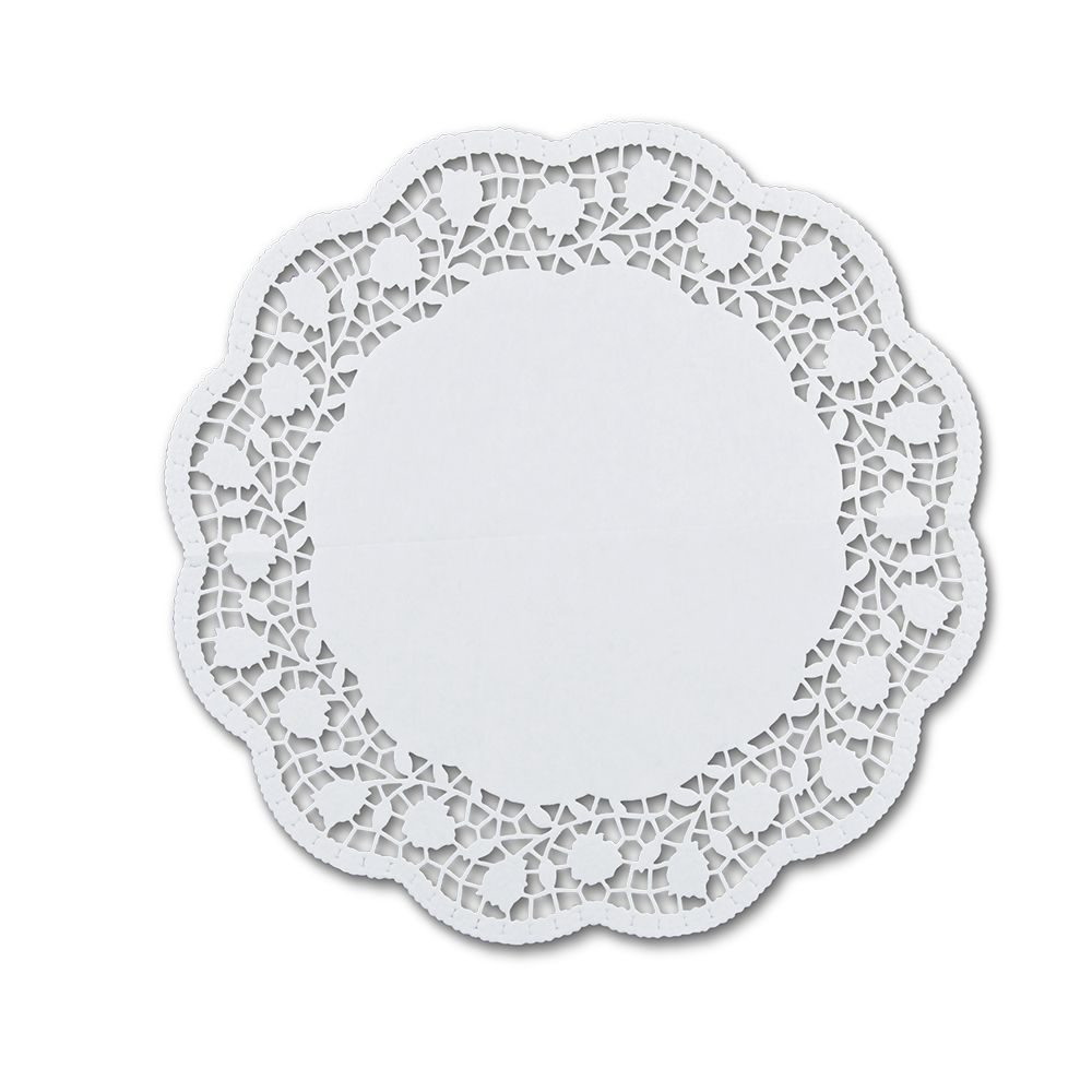 Städter - Cake doily - white - Round - 6 Stück