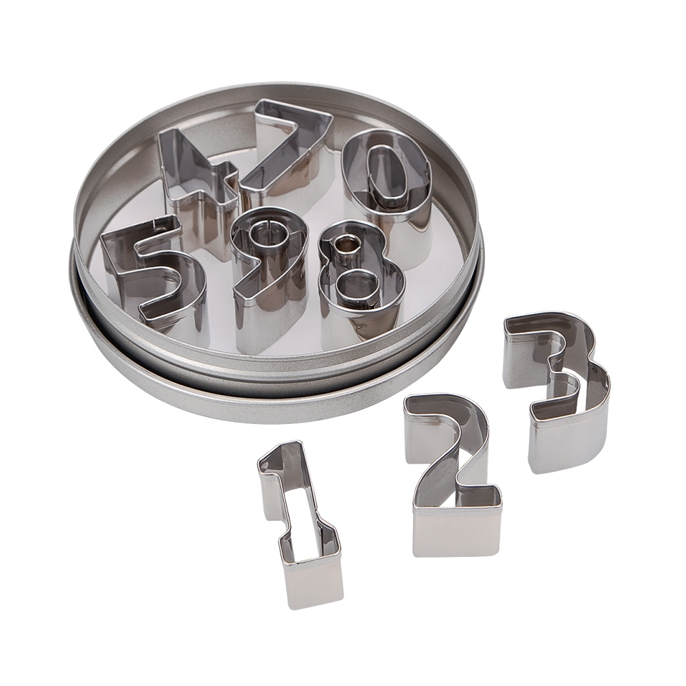 Städter - Ausstecher Zahlen - Set 10-teilig