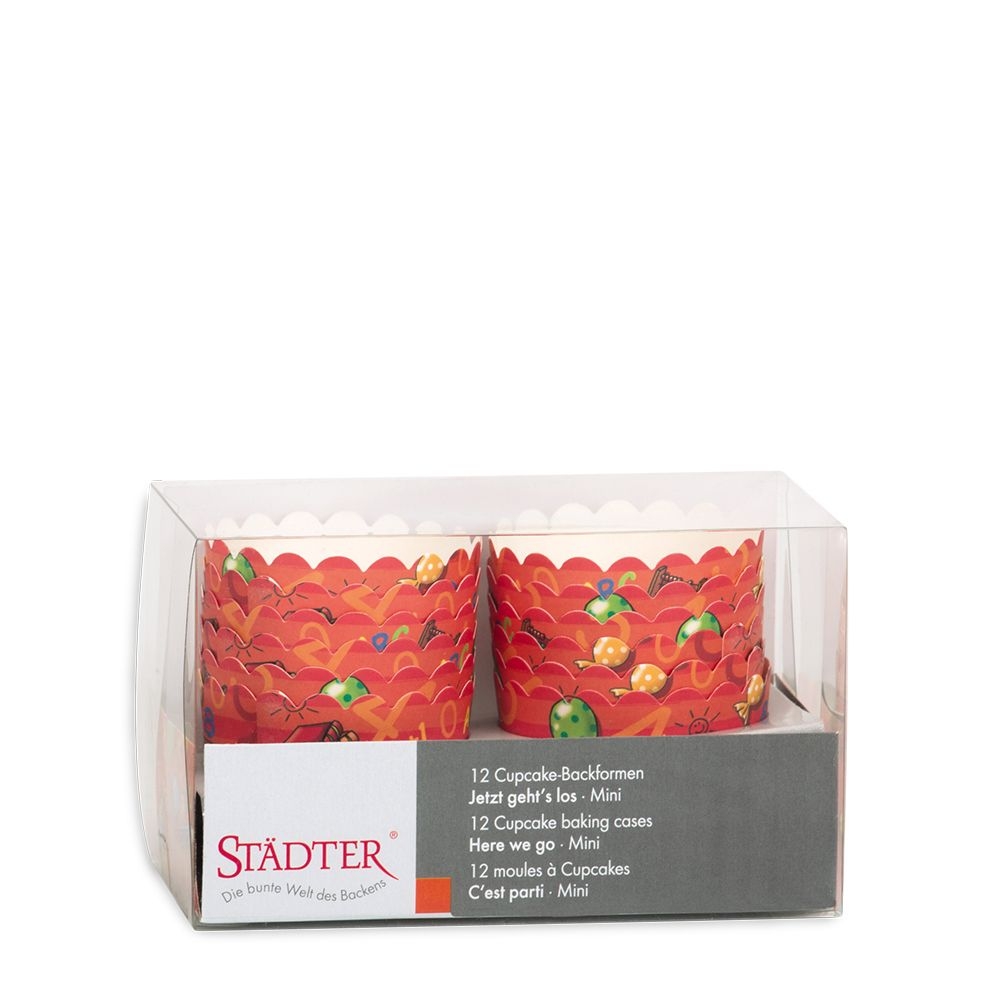 Städter - Cupcake liner  - ø 50 x 47 mm - multi-coloured - 12 pieces