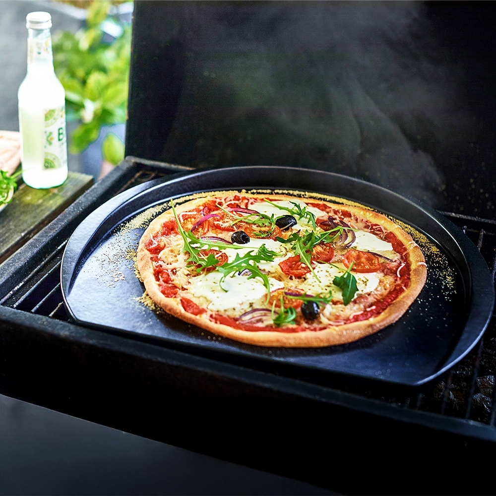 Emile Henry - Pizza Station 42 x 35 cm - Truffe Emile Henry - Pizza Station 42 x 35 cm - Truffe