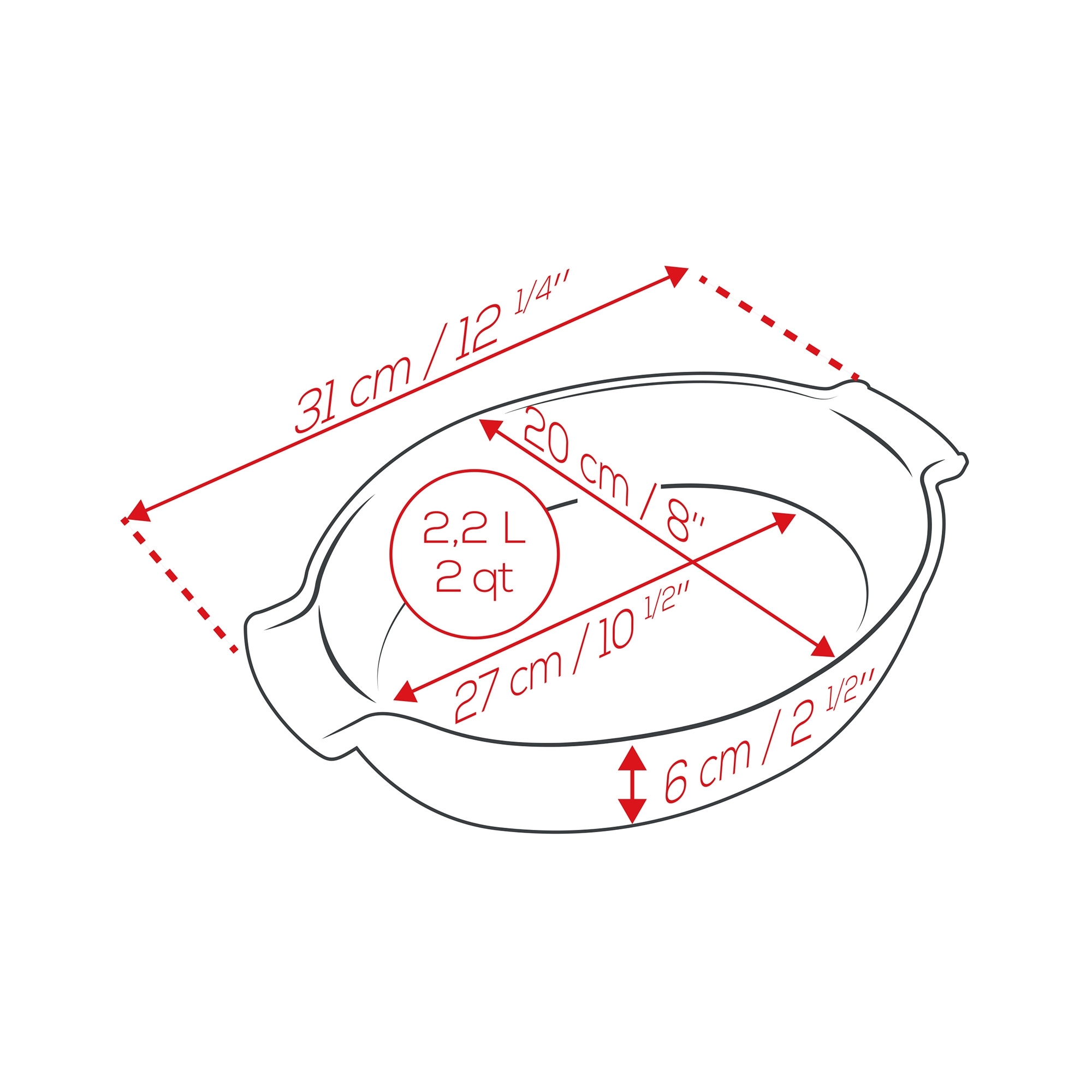 Peugeot Appolia  - Oval Dish