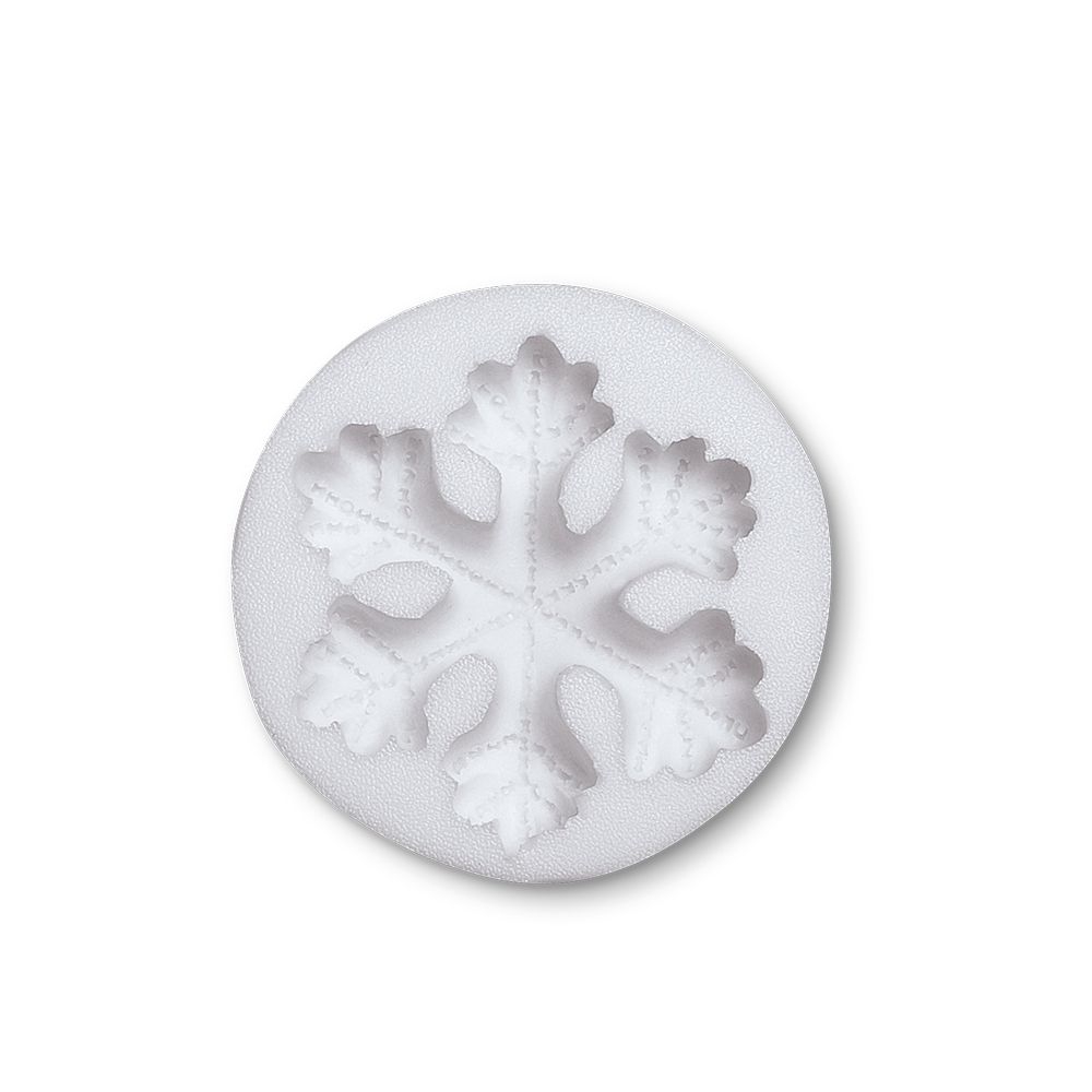 Städter - Fondant mould Snowflake - 6,5 cm - relief shape