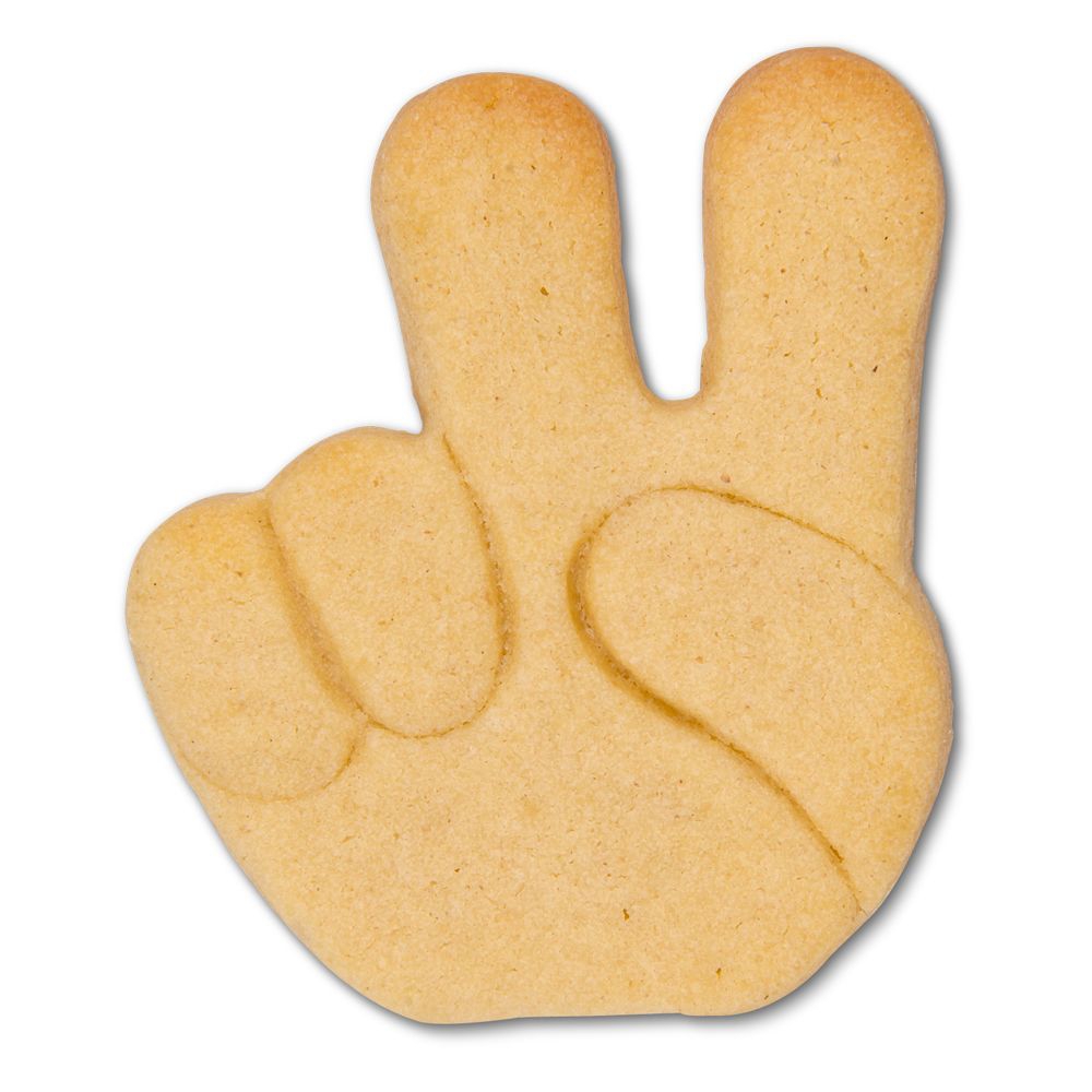 Städter - Cookie cutter Victory sign - 7 cm