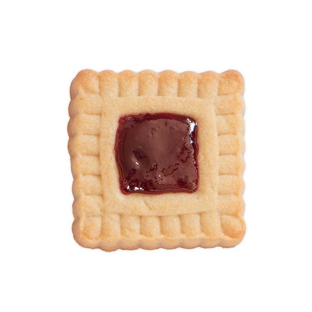 Städter - Prägeausstecher mit Auswerfer - Quadrat gewellt - mit Prägung und Auswerfer