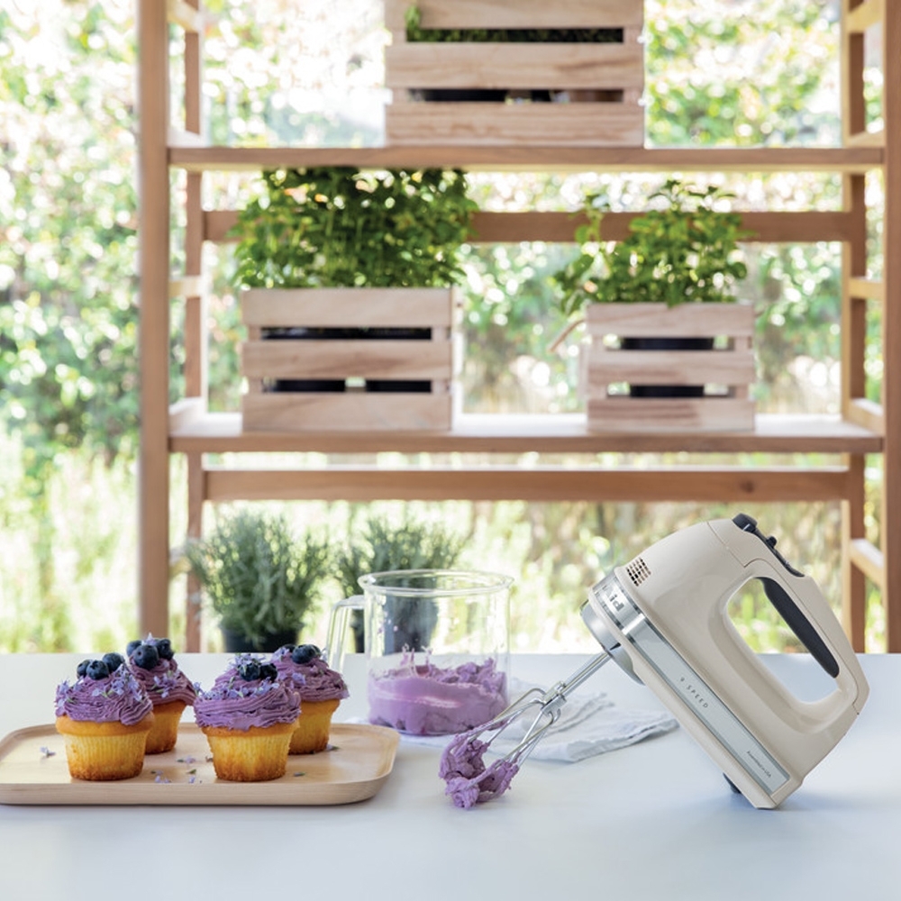 KitchenAid -  9-Speed Hand Mixer - Almond Cream KitchenAid -  9-Speed Hand Mixer - Almond Cream