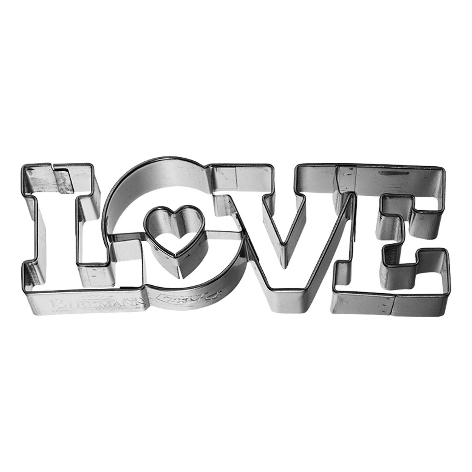 Birkmann - Ausstechform - Love Schriftzug - 11 cm Birkmann - Ausstechform - Love Schriftzug - 11 cm