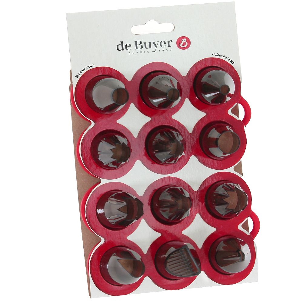 de Buyer - Satz von 12 Garniertüllen Set CHARCUTIER de Buyer - Satz von 12 Garniertüllen Set CHARCUTIER