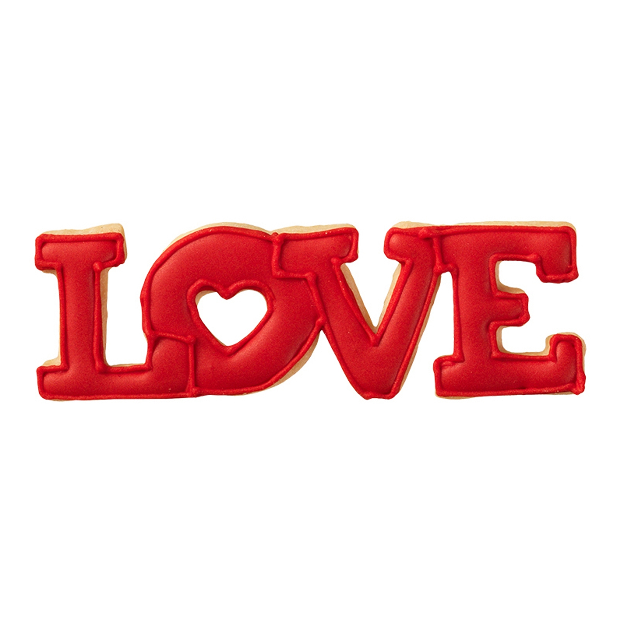 Birkmann - Ausstechform - Love Schriftzug - 11 cm Birkmann - Ausstechform - Love Schriftzug - 11 cm