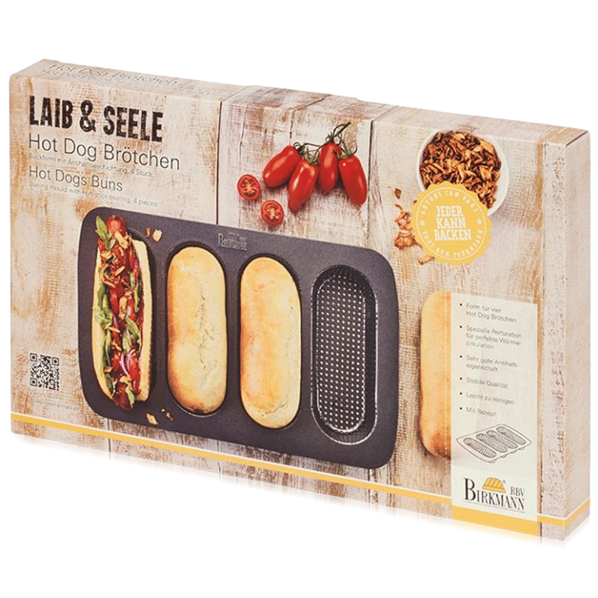 RBV Birkmann - Hot Dog buns sheet RBV Birkmann - Hot Dog buns sheet