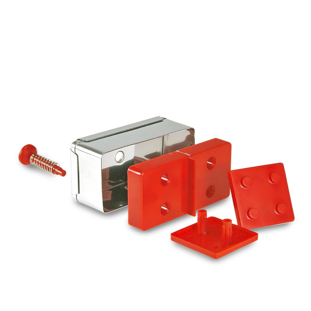 Städter - Prägeausstecher Domino - 6 x 3 x 2,2 cm - Set 15-teilig