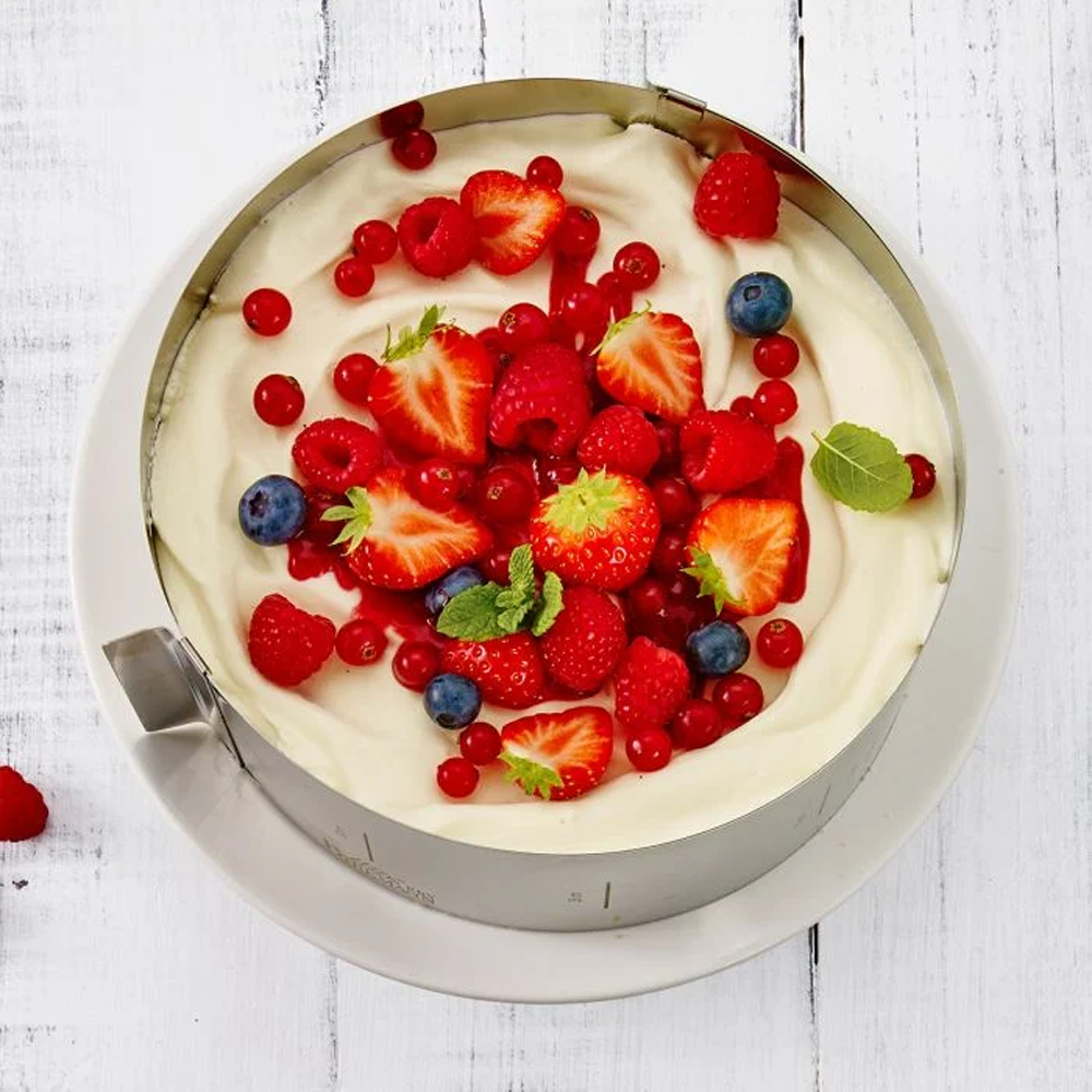 Birkmann - Cake ring, adjustable, 10cm high - Easy Baking Birkmann - Cake ring, adjustable, 10cm high - Easy Baking