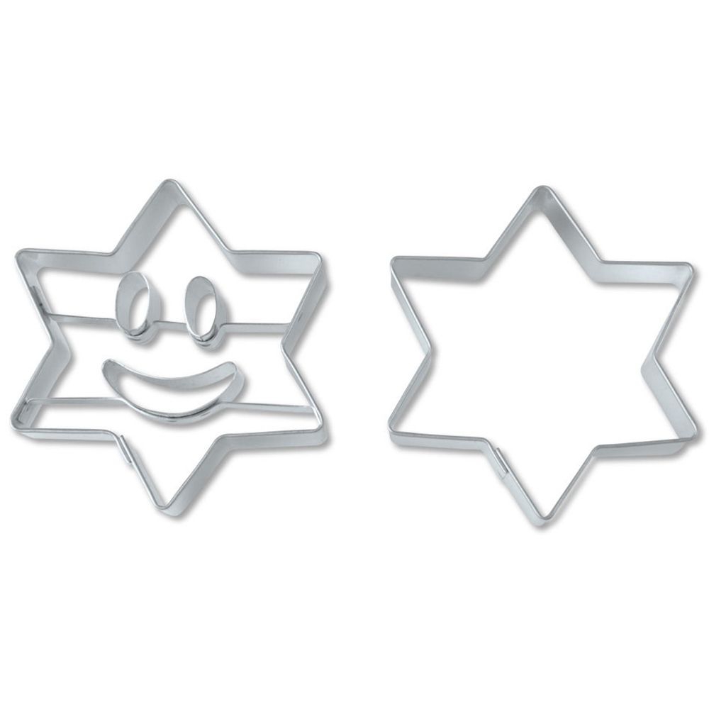 Städter - Cookie cutter Laughing star - 6,5 cm - Set, 2 pieces