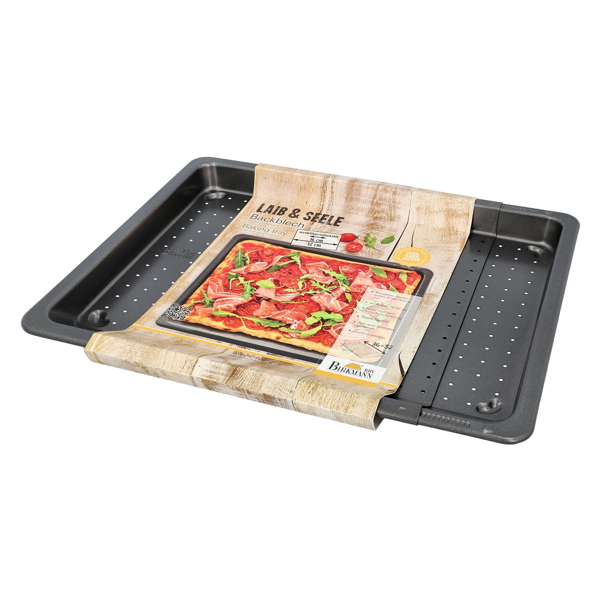 Birkmann -  Laib & Seele - Baking tray - adjustable - 36 x 33 cm Birkmann -  Laib & Seele - Baking tray - adjustable - 36 x 33 cm