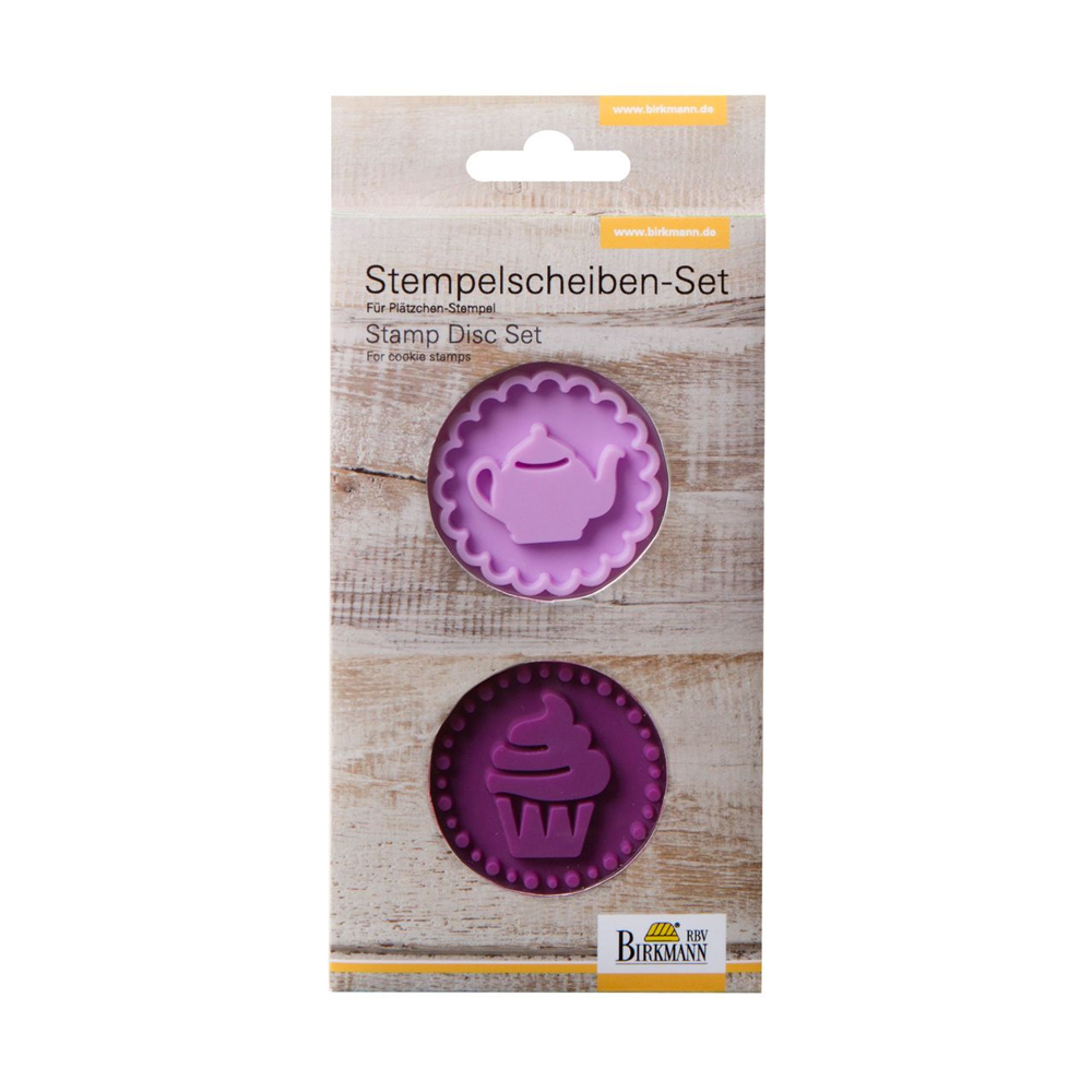 BR Stempel-Set CupCake&Teekanne 2tl