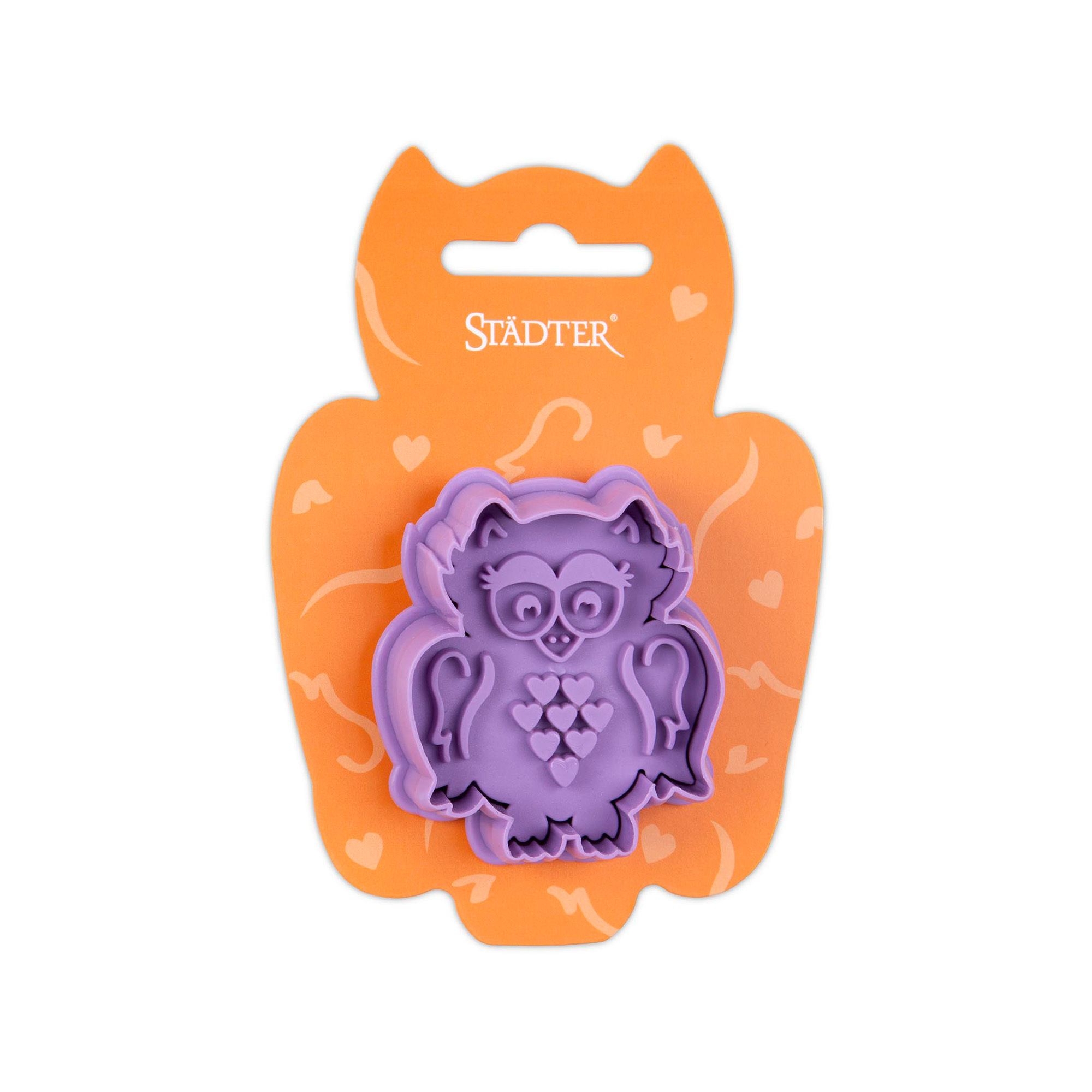 Städter - Embossing cookie cutter owl - 5.5 cm