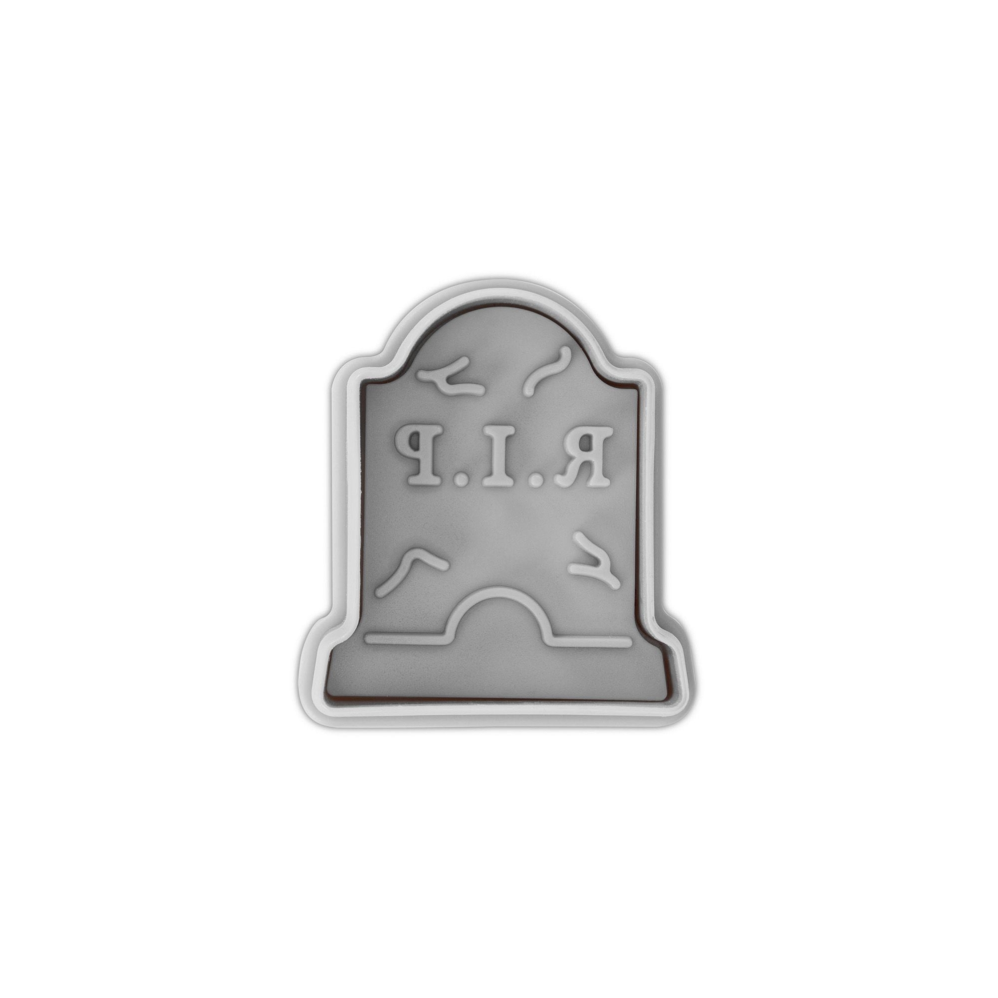 Städter - Embossing cookie cutter gravestone RIP - 6 cm