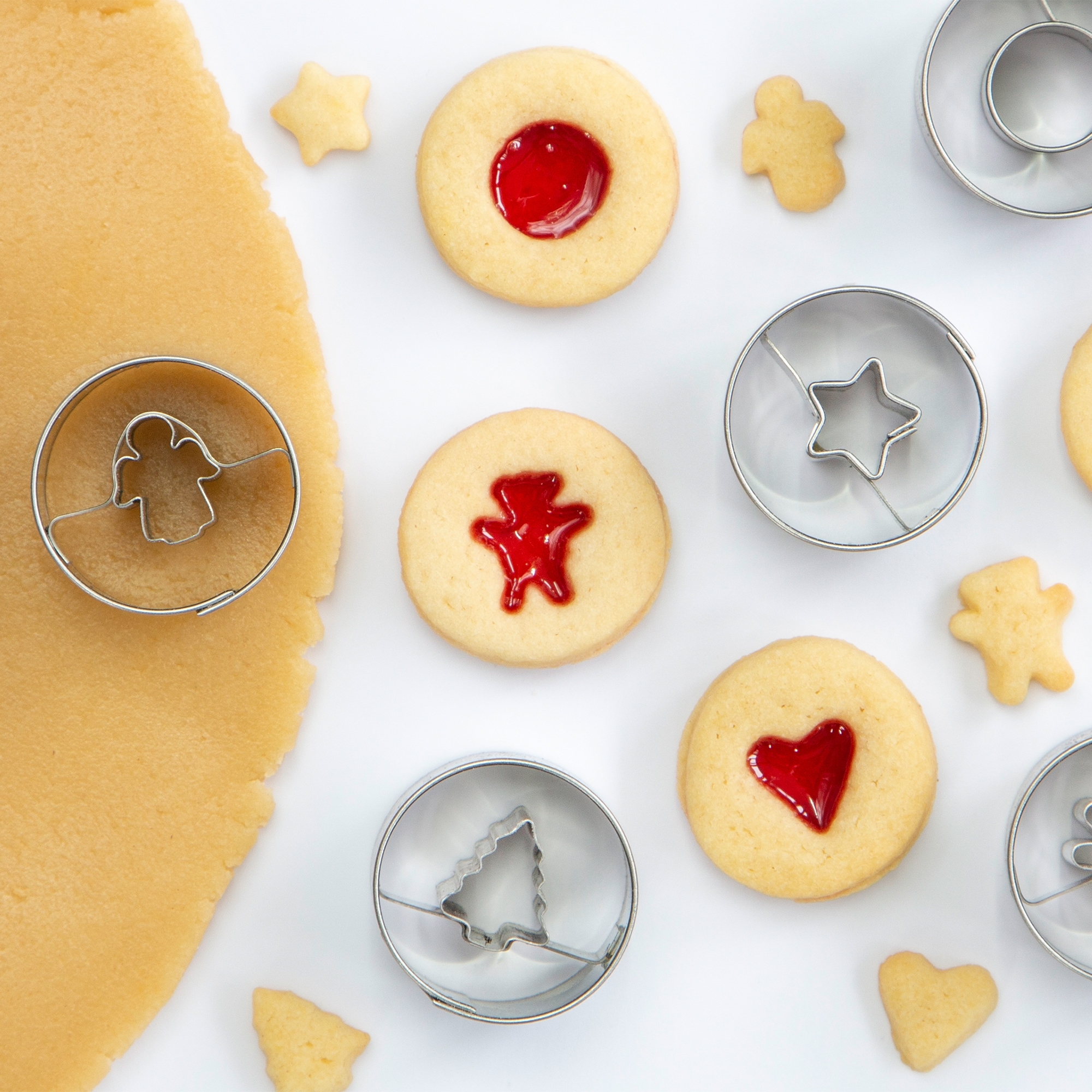 Städter - Ausstecher Mini - 3cm Teddy in Ring