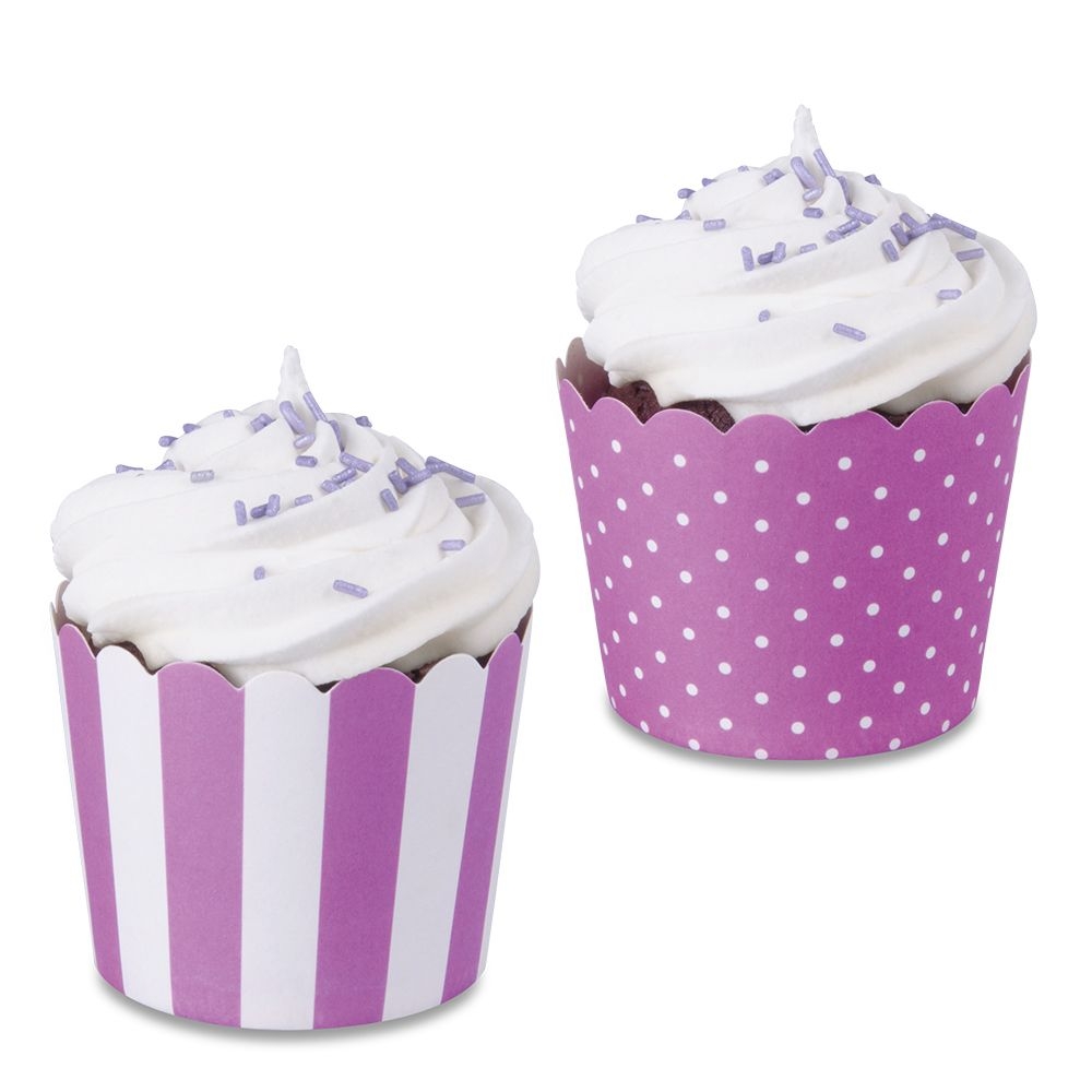 Städter - Cupcake Backform - ø 50 x 47 mm - Mini - Bunt - 12 Stück