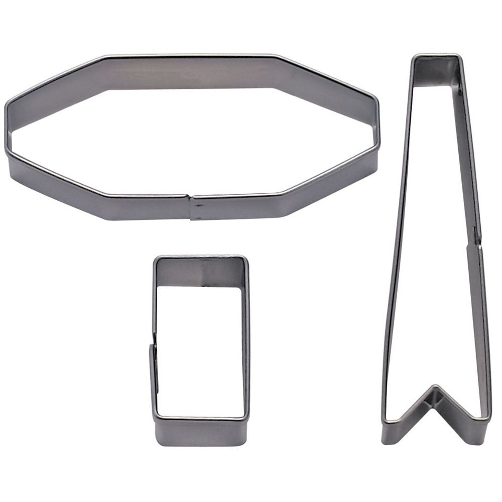 Städter - Profi-Ausstecher Schleife - 3 – 6,5 cm - Set, 3-teilig