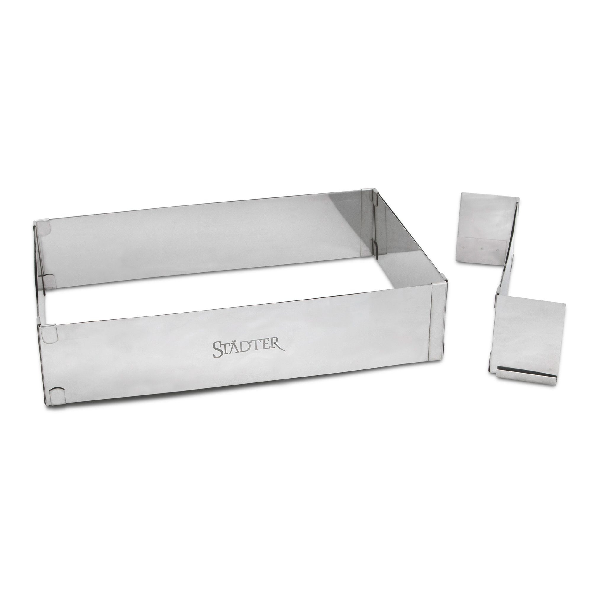 Städter - Baking frame rectangle - adjustable 27.5-53.0 x 18.0-33.0 cm
