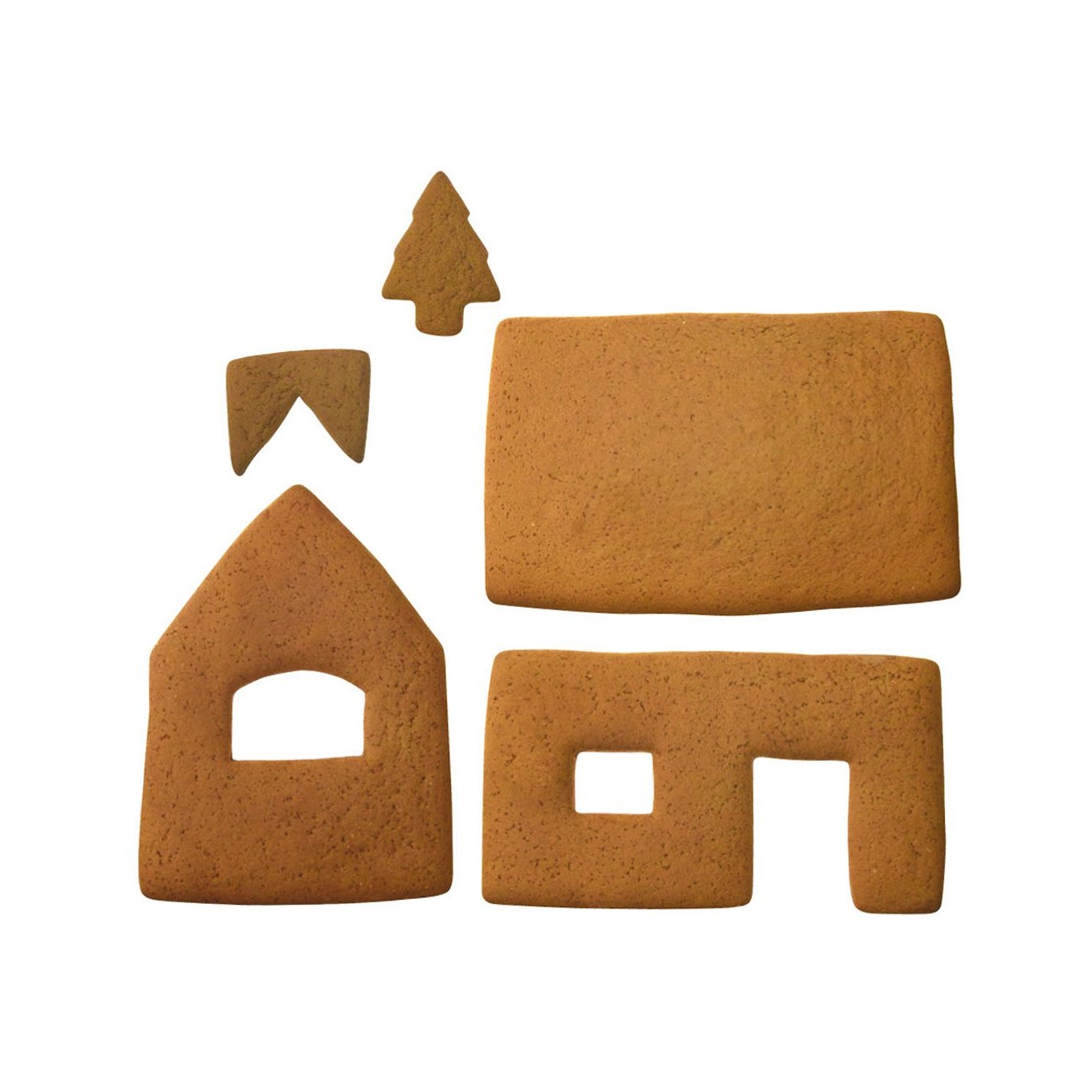 Städter - Ausstecher Hexenhaus / Lebkuchenhaus - 7-teiliges Set - 15 x 19 x 21 cm