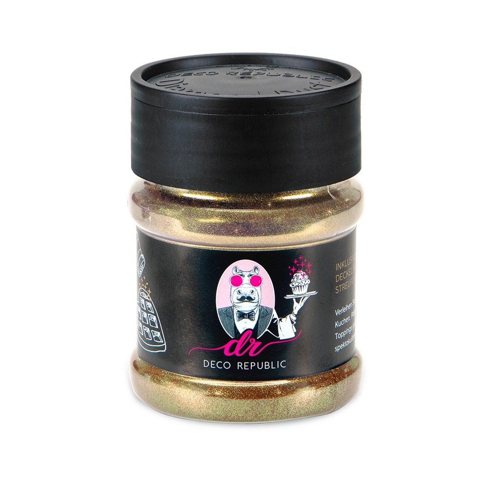 Städter - Edible sprinkle Diamond Dust - cacoa gold / brown - 90 g