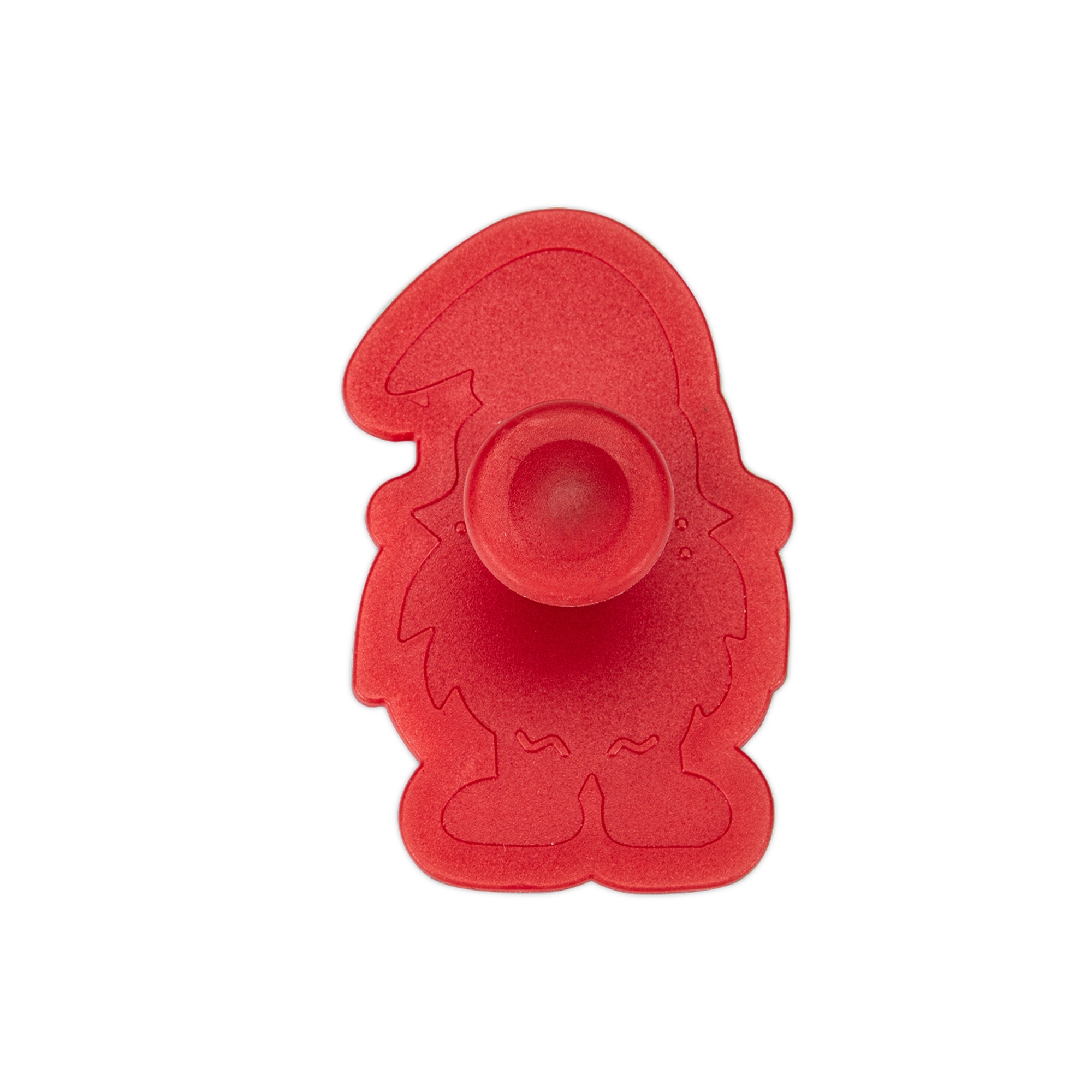 Städter - Embossing cookie cutter elf - 6 cm - red Städter - Embossing cookie cutter elf - 6 cm - red